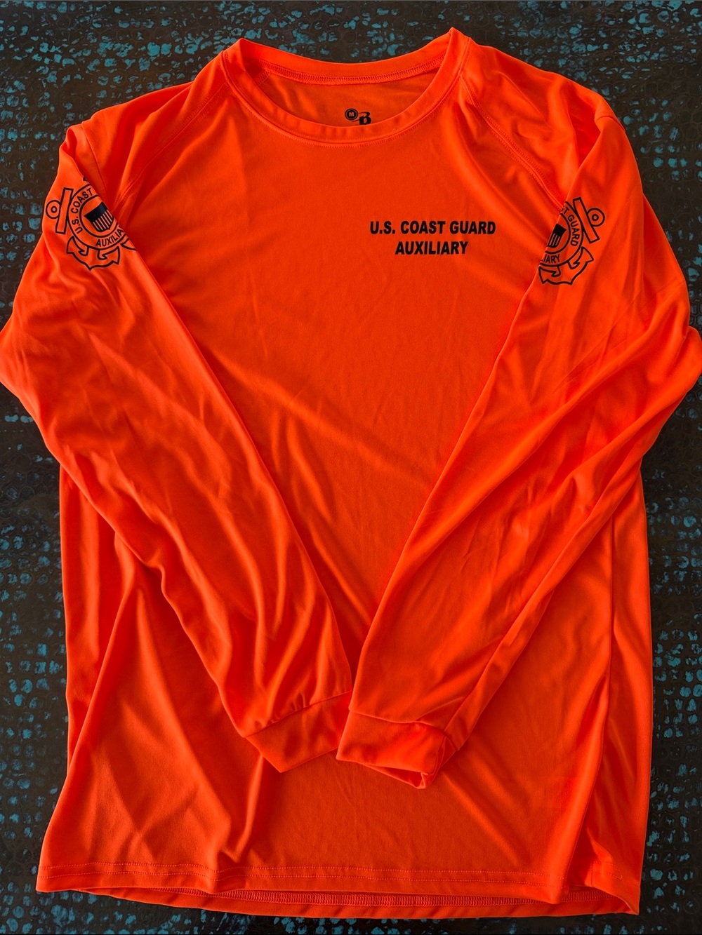 US Coast Guard Auxiliary Long Sleeve Performance T